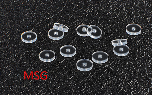 20pcs/bag Medical silicone gasket Disk-5mm, Thickness-1mm,Hole-1.2mm MSG-125