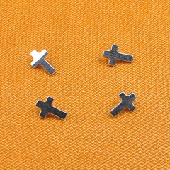 Internally Thread Jewellery Body Piercing Jewelry Cross Shape Titanium Piercing ASTM F136 Titanium  ear piercing jewelry
